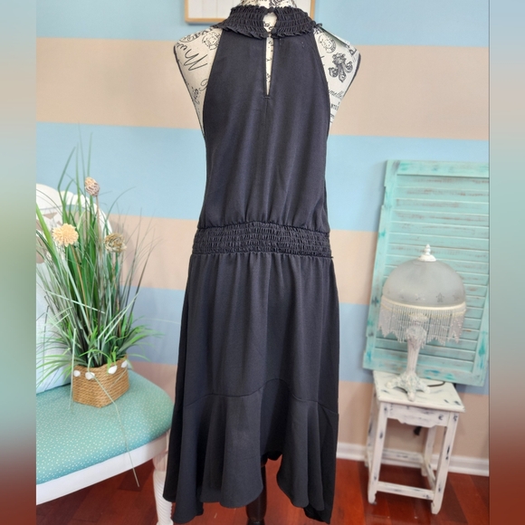 NWT Maurices Plus Size Smocked Mock Neck Dress - Picture 6 of 9